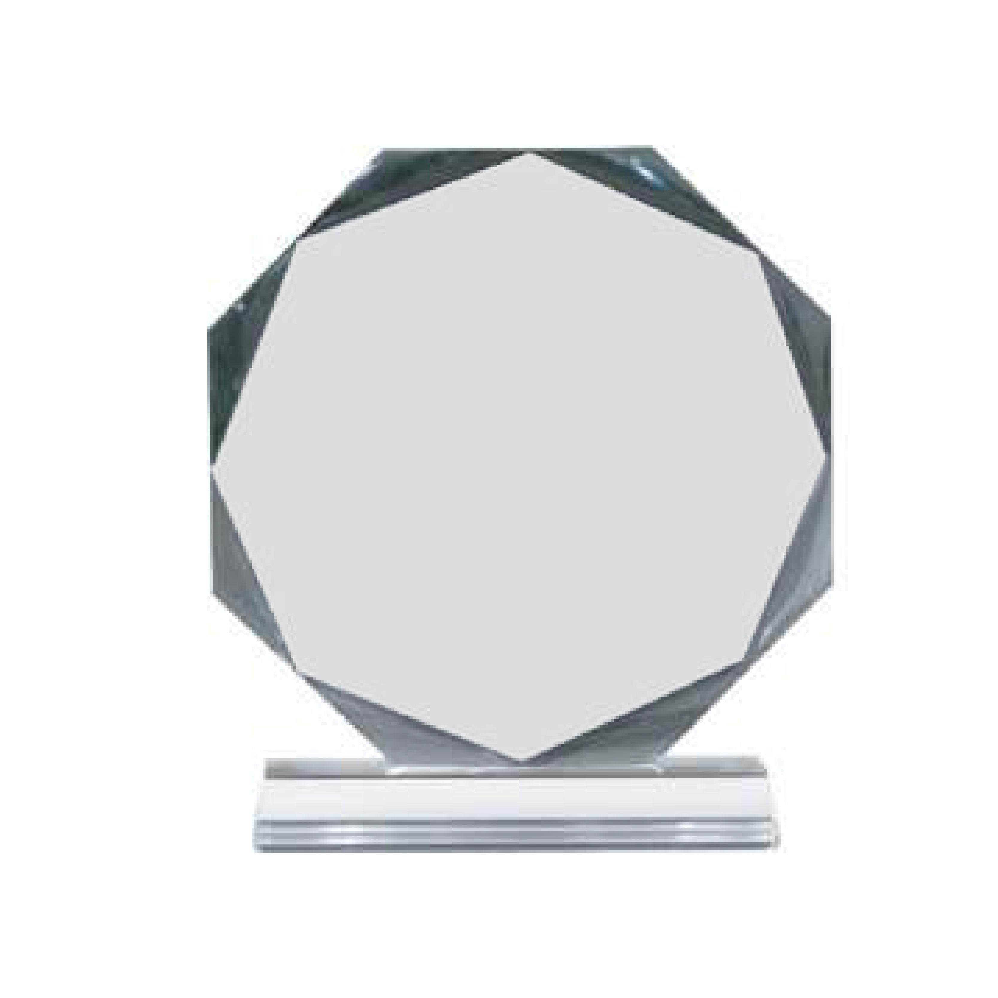 15 x 17 Octagon Crystal Award